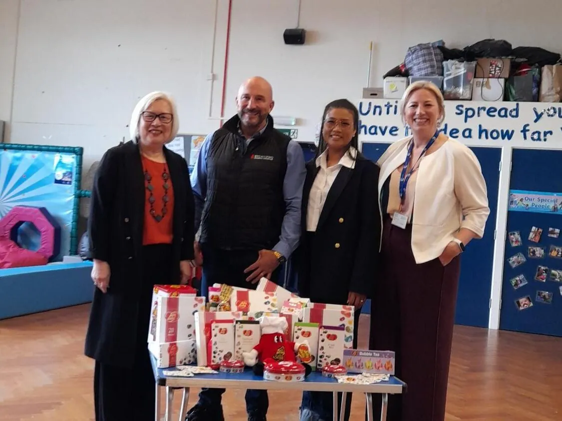 The DVC team visiting Children North East